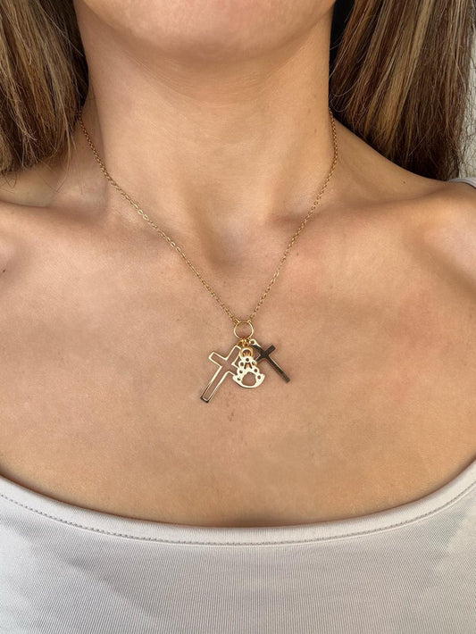 COLLAR CRUCES - VIRGEN DEL ROCÍO