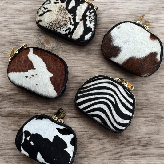 MONEDERO PIEL Y PELO